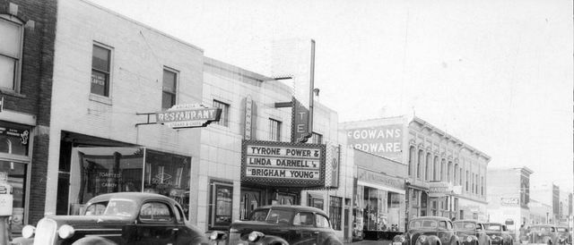 West Branch Cinema (Midstate Theater, Mid State Theater) - Old Photo (newer photo)